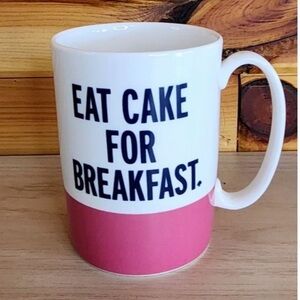 Kate Spade Lenox “Eat Cake For Breakfast” Cup NWOT